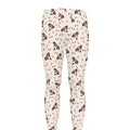 Jack Russell Terrier And Bone Print Men's Leggings