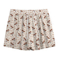Jack Russell Terrier And Bone Print Mesh Shorts