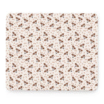 Jack Russell Terrier And Bone Print Mouse Pad