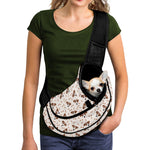 Jack Russell Terrier And Bone Print Pet Sling Carrier