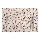 Jack Russell Terrier And Bone Print Placemat