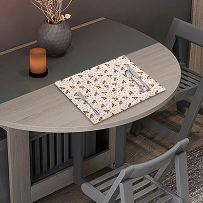 Jack Russell Terrier And Bone Print Placemat