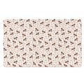 Jack Russell Terrier And Bone Print Polyester Doormat