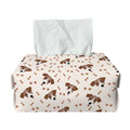 Jack Russell Terrier And Bone Print Rectangle Tissue Box Cover