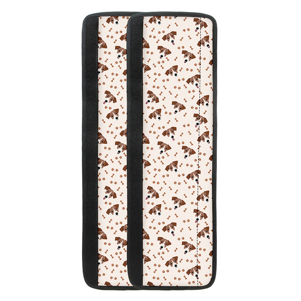 Jack Russell Terrier And Bone Print Refrigerator Handle Covers