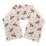 Jack Russell Terrier And Bone Print Scarf