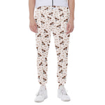 Jack Russell Terrier And Bone Print Scuba Joggers