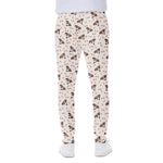 Jack Russell Terrier And Bone Print Scuba Joggers