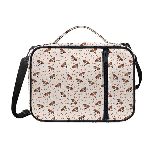 Jack Russell Terrier And Bone Print Shoulder Strap Bible Bag