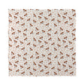 Jack Russell Terrier And Bone Print Silk Bandana