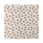 Jack Russell Terrier And Bone Print Silk Bandana