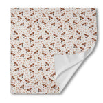 Jack Russell Terrier And Bone Print Silk Bandana