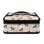 Jack Russell Terrier And Bone Print Small Lunch Bag