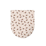 Jack Russell Terrier And Bone Print Toilet Lid Cover