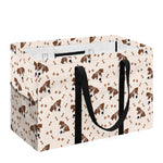 Jack Russell Terrier And Bone Print Utility Tote Bag