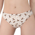 Jack Russell Terrier And Bone Print Women's Panties