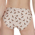 Jack Russell Terrier And Bone Print Women's Panties