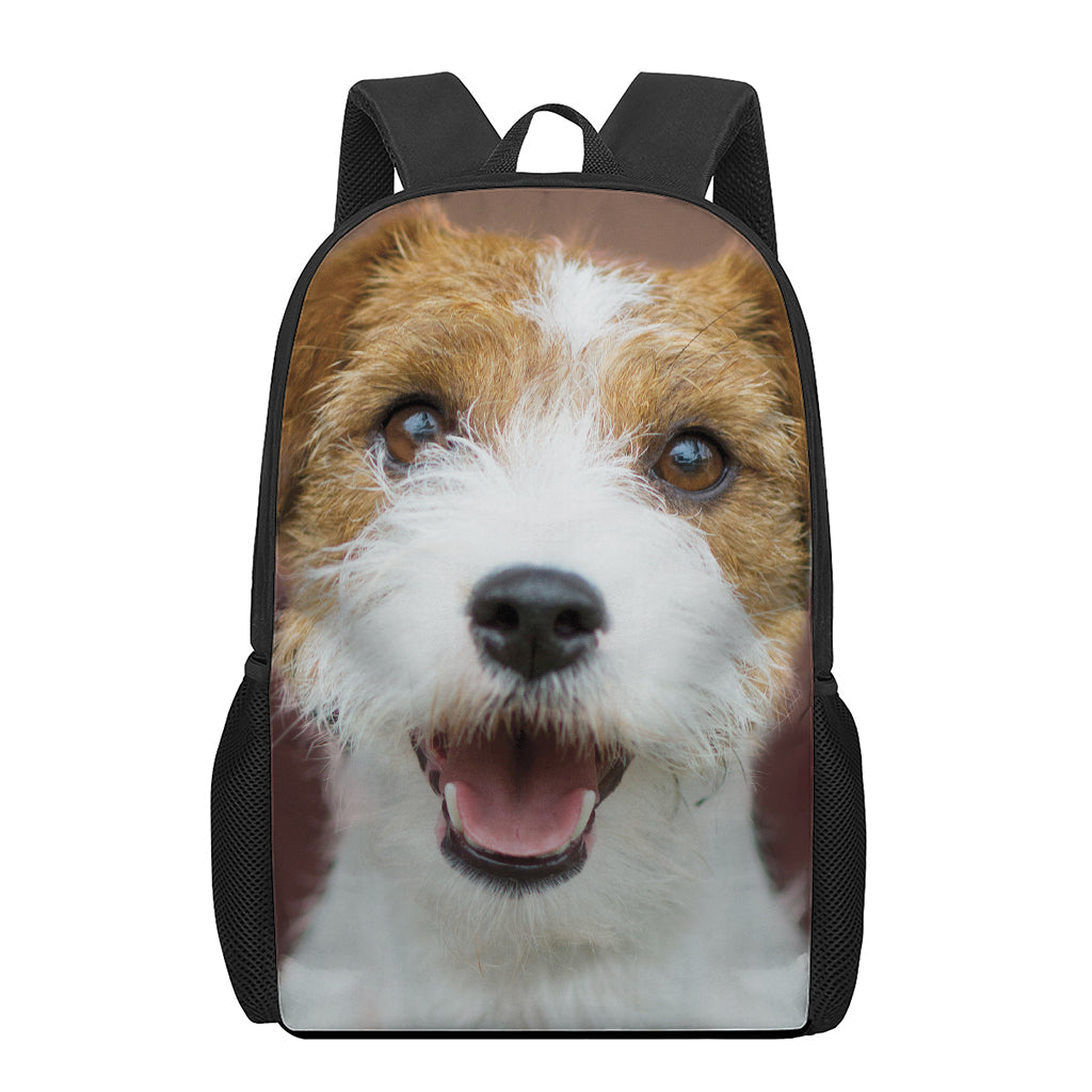 Jack Russell Terrier Portrait Print 17 Inch Backpack
