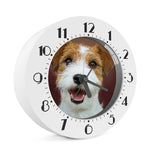 Jack Russell Terrier Portrait Print Alarm Clock