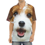 Jack Russell Terrier Portrait Print Aloha Shirt