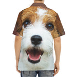 Jack Russell Terrier Portrait Print Aloha Shirt