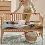 Jack Russell Terrier Portrait Print Baby Crib Sheet