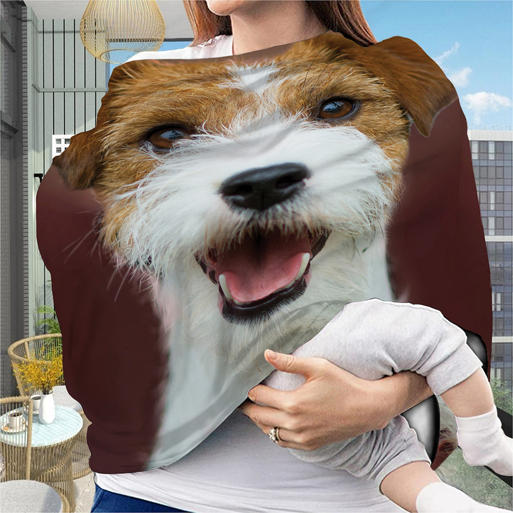 Jack Russell Terrier Portrait Print Baby Seat Cover
