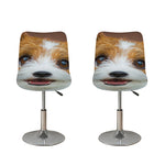 Jack Russell Terrier Portrait Print Bar Stool Covers