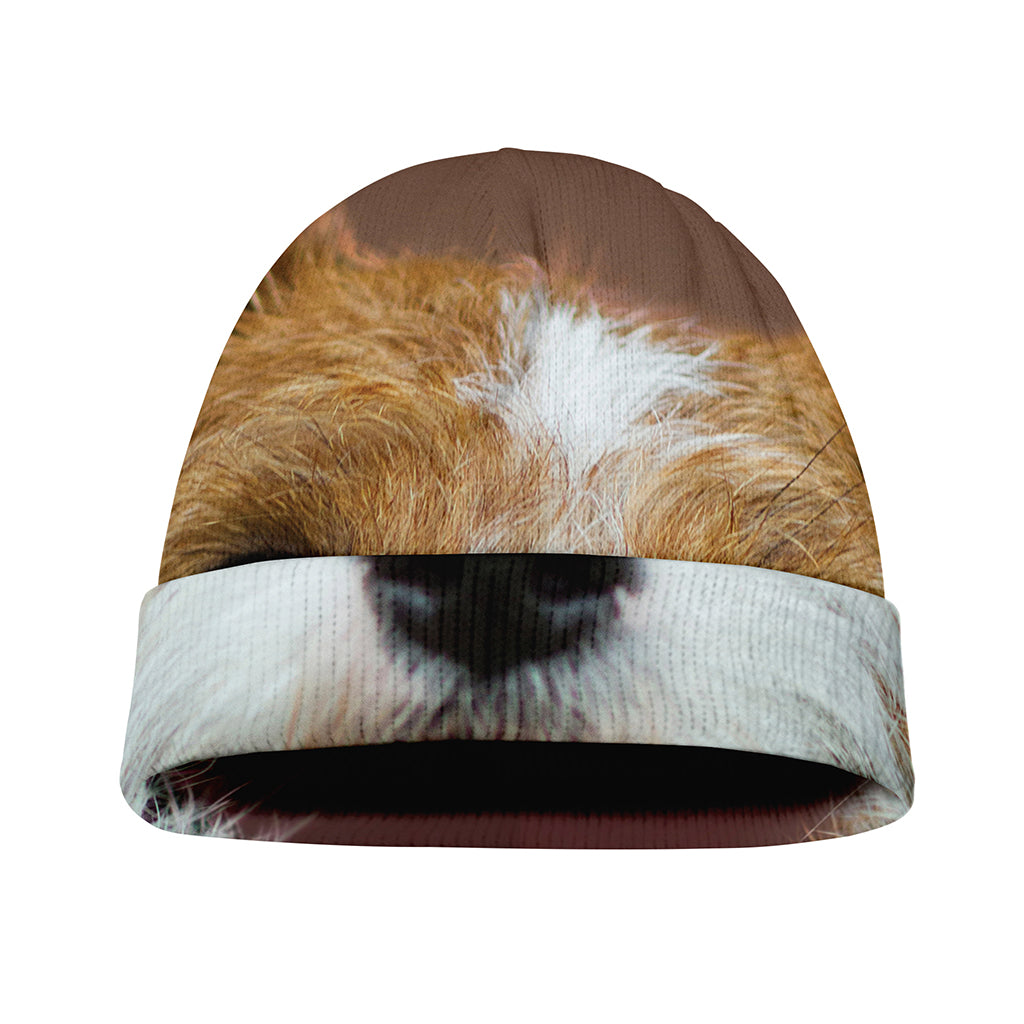 Jack Russell Terrier Portrait Print Beanie