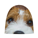 Jack Russell Terrier Portrait Print Beanie