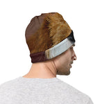 Jack Russell Terrier Portrait Print Beanie