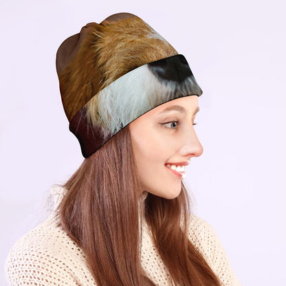 Jack Russell Terrier Portrait Print Beanie
