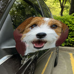Jack Russell Terrier Portrait Print Car Side Mirror Covers