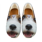 Jack Russell Terrier Portrait Print Casual Shoes