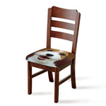 Jack Russell Terrier Portrait Print Chair Cushion Cover