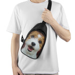 Jack Russell Terrier Portrait Print Chest Bag