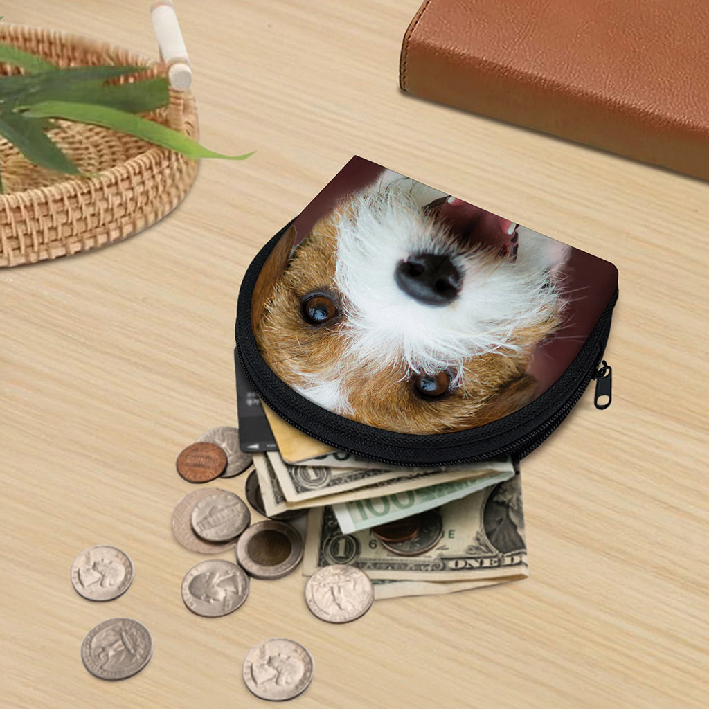 Jack Russell Terrier Portrait Print Coin Purse