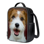 Jack Russell Terrier Portrait Print Crossbody Lunch Bag