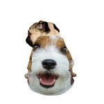 Jack Russell Terrier Portrait Print Dog Zip Up Jacket