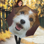 Jack Russell Terrier Portrait Print Foldable Umbrella