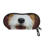 Jack Russell Terrier Portrait Print Glasses Case