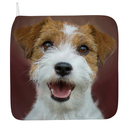 Jack Russell Terrier Portrait Print Hand Towel