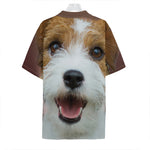 Jack Russell Terrier Portrait Print Hawaiian Shirt