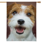 Jack Russell Terrier Portrait Print House Flag