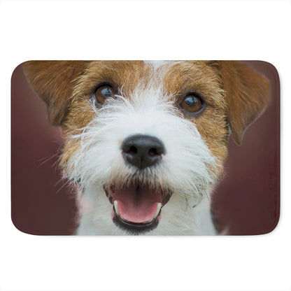 Jack Russell Terrier Portrait Print Indoor Door Mat