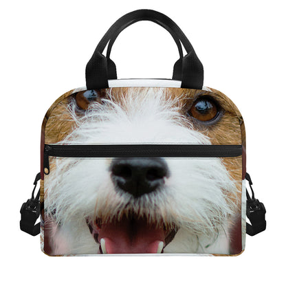 Jack Russell Terrier Portrait Print Insulated Lunch Bag
