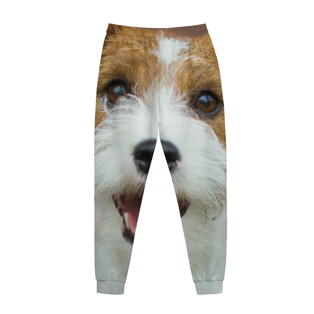 Jack Russell Terrier Portrait Print Jogger Pants