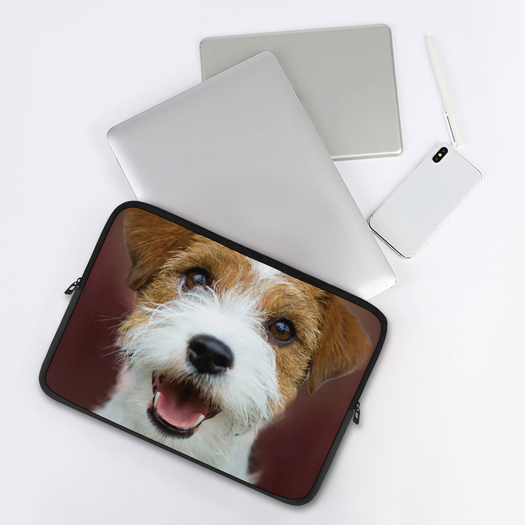 Jack Russell Terrier Portrait Print Laptop Sleeve
