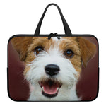 Jack Russell Terrier Portrait Print Laptop Sleeve With Handle