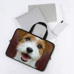 Jack Russell Terrier Portrait Print Laptop Sleeve With Handle